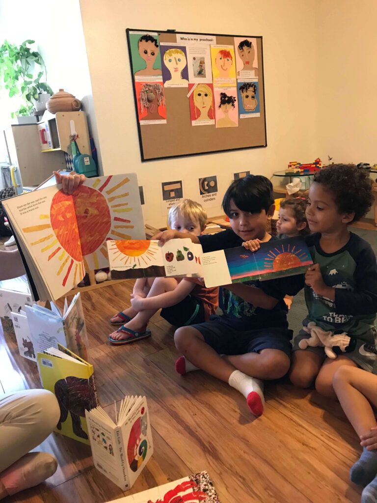 Every year our young readers engage with the works of a selected author of children’s books. The first author’s study of this year was Eric Carle